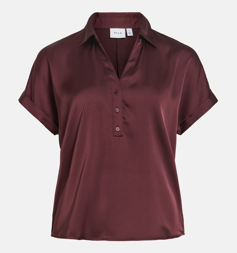 Vila Vienna Ravenna Bordeaux Blouse voor dames (378439)
