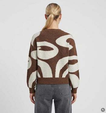 Vero Moda Pulls Marron/Bleu