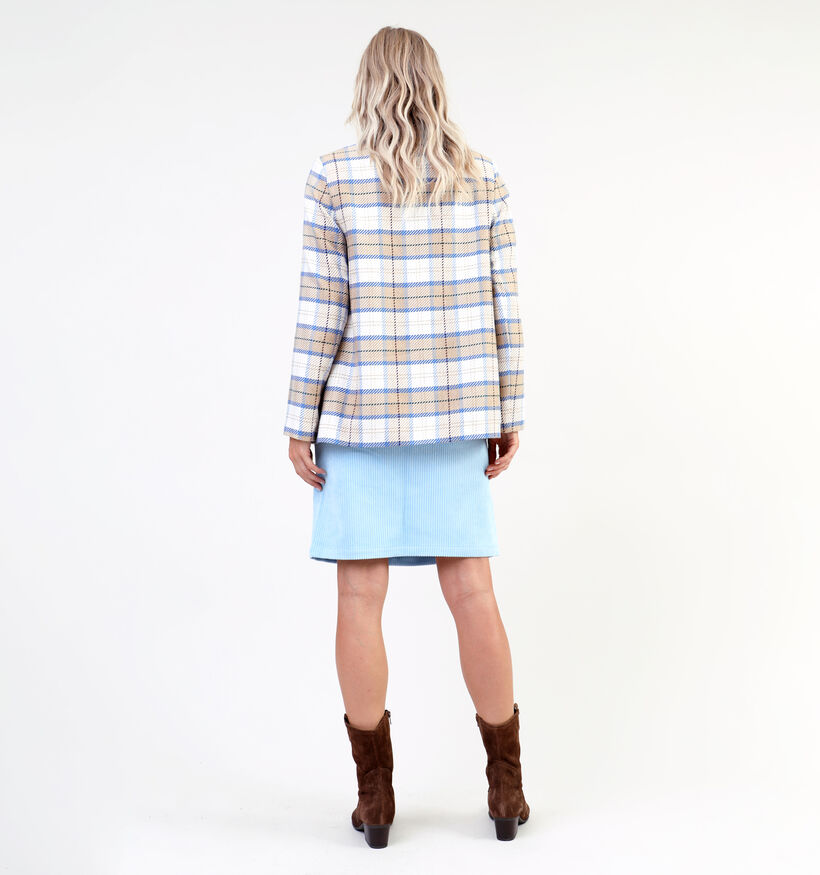 comma casual identity Blazer à carreaux en Jaune pour femmes (334816)