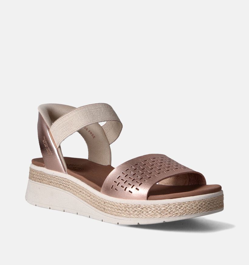 Skechers Bobs Sun Ray Step Aside Roze Sandalen voor dames (354721)