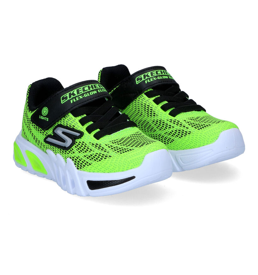Skechers Glow Zwarte Sneakers voor jongens (312704)
