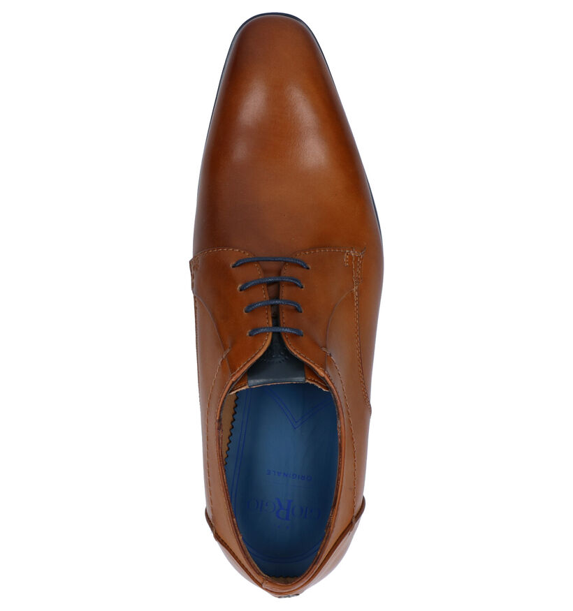 Giorgio Chaussures habillées en Cognac en cuir (274870)