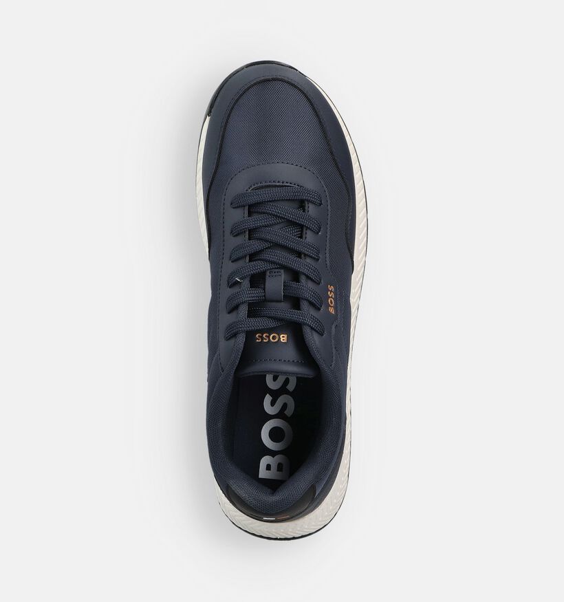 BOSS Titanium Donkerblauwe Sneakers voor heren (359095) - geschikt voor steunzolen