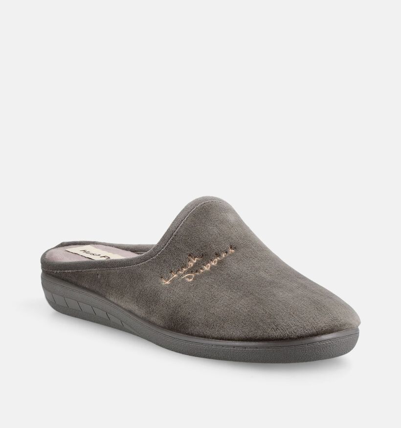 Hush Puppies Del Pantoufles ouvertes en Gris pour femmes (377678)