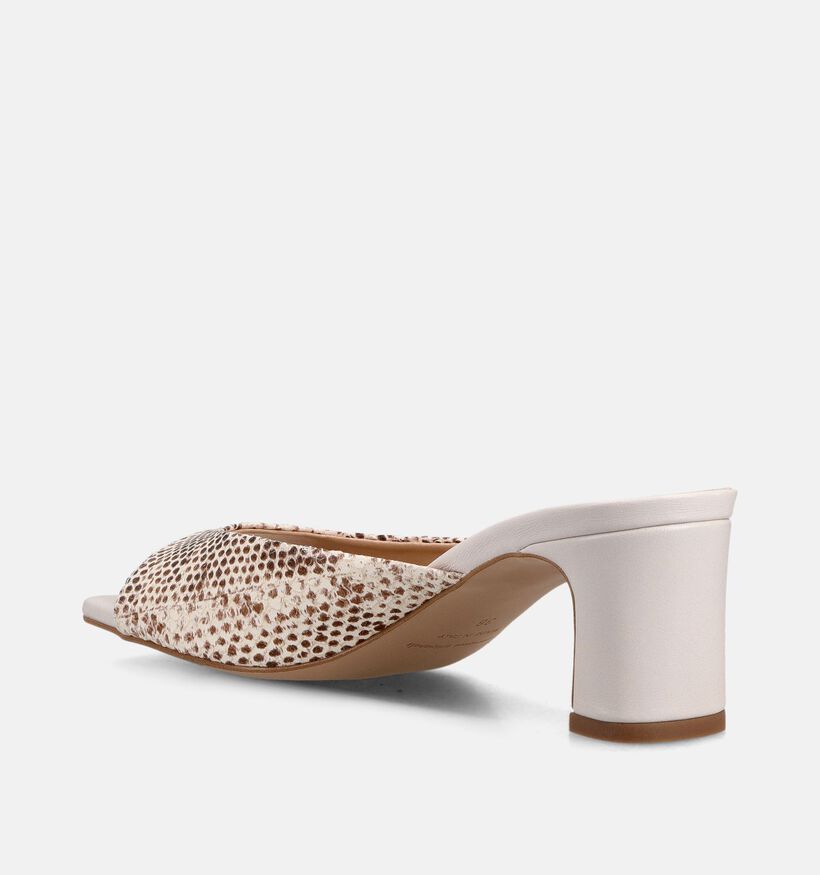 Laurent David Ghiaccio Ecru Muiltjes met Hak voor dames (373660)