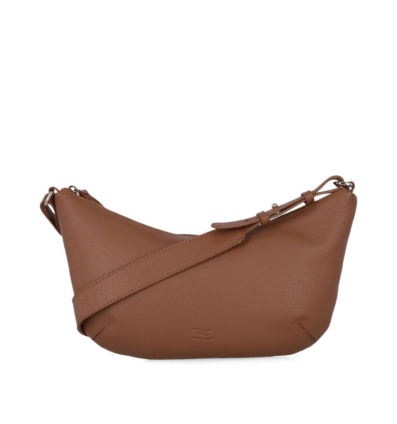 Crinkles Sac porté croisé en Cognac pour femmes (324983)