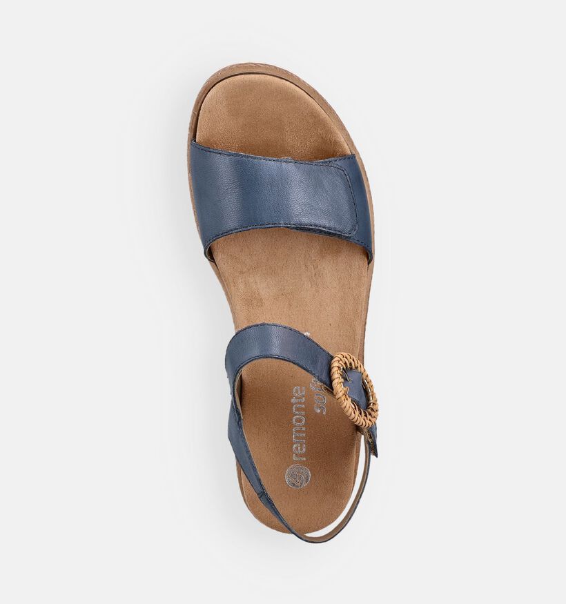 Remonte Blauwe Sandalen voor Steunzolen voor dames (370465) - geschikt voor steunzolen
