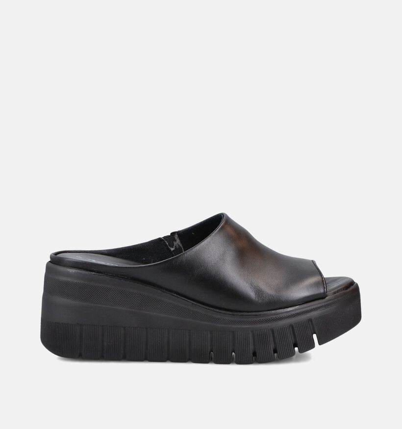 Tamaris Zwarte Slippers met Sleehak voor dames (371716)