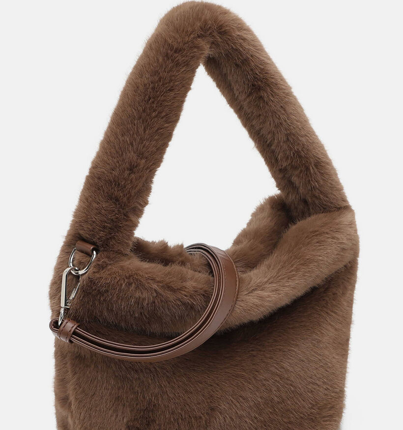 Emily & Noah Grasse Rue 09 Donkerbruine Schoudertas voor dames (378883)