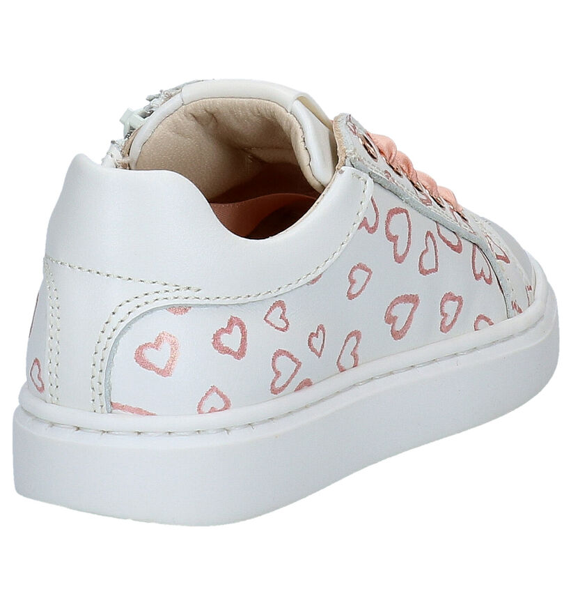 STONES and BONES Flora Chaussures à Lacets en Rose en cuir (287888)