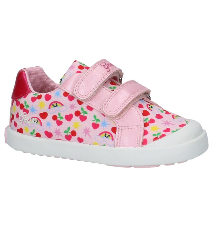 Geox Chaussures pour bébé  en Rose en textile (210514)