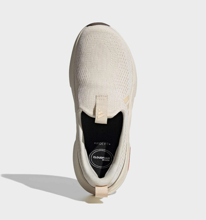 adidas Cloudfoam Cuxxion Lounge Lichtbeige Slip-ons voor dames (366752)