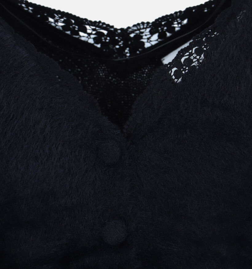 Vila Femme Cardigan avec dos en V en Noir pour femmes (335017)