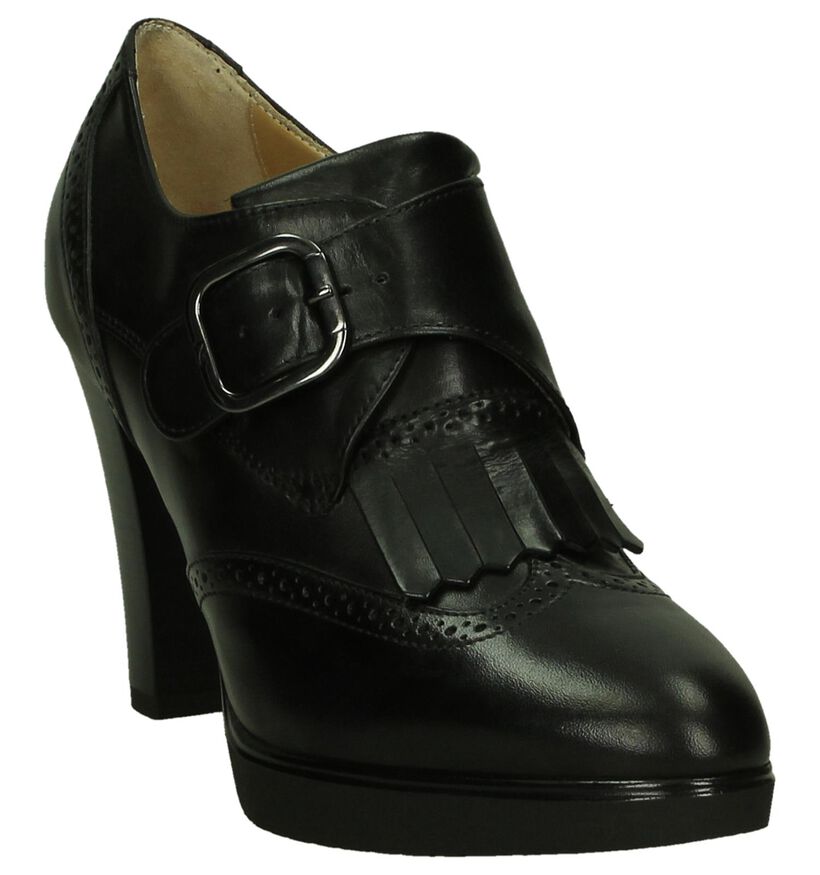NeroGiardini Zwarte Pumps met Gesp, , pdp
