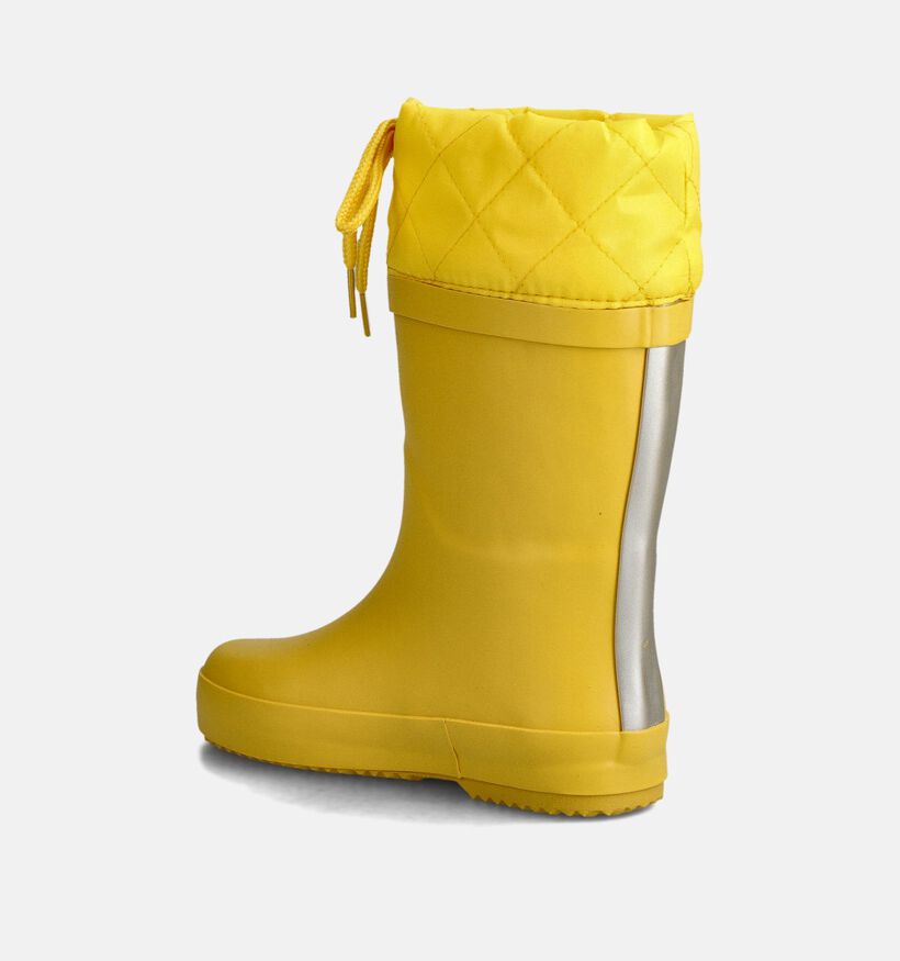Xplor Rainboot Collar Bottes de pluie en Jaune pour filles, gar&ccedil;ons (376813) - pour semelles orthop&eacute;diques