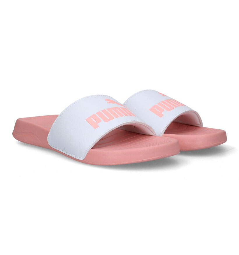 Puma Popcat 20 Claquettes de picine en Lilas pour femmes (350409)
