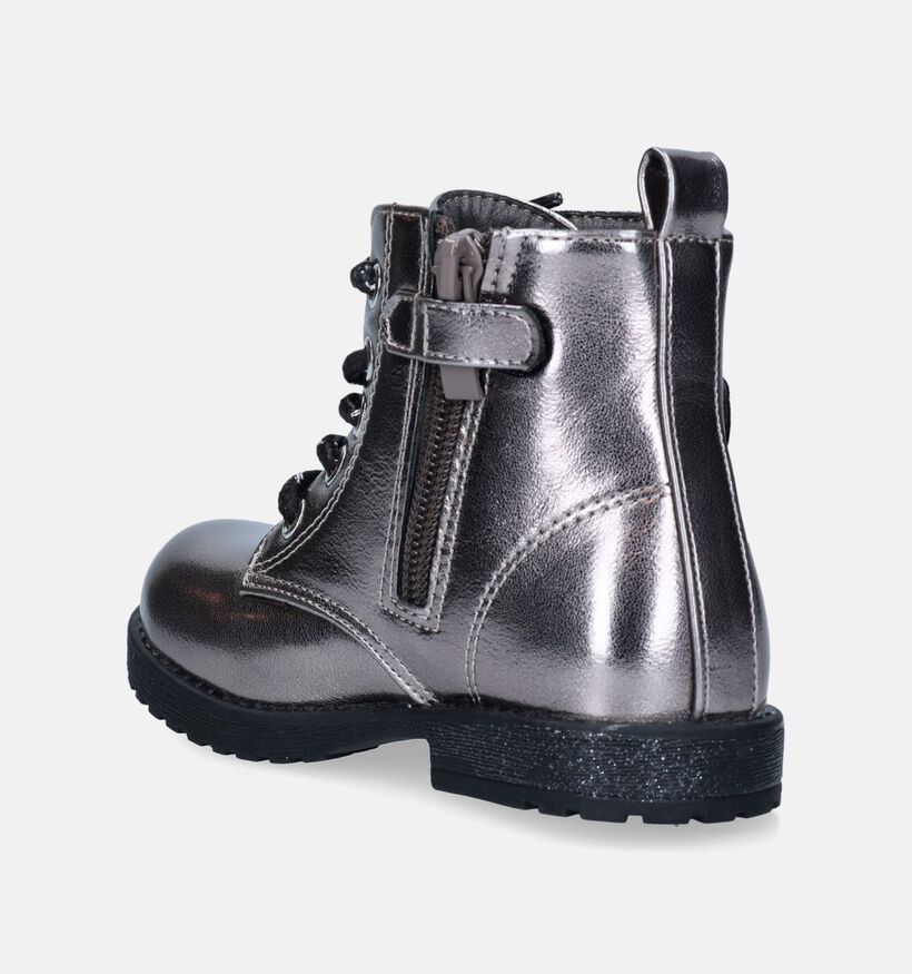 Milo & Mila Boots pour bébé en Argent pour filles (347095)
