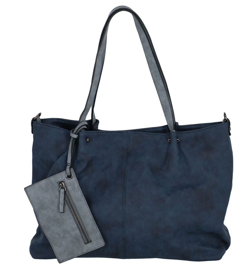 Emily & Noah Donkergrijze Bag in Bag Shopper in kunstleer (260911)