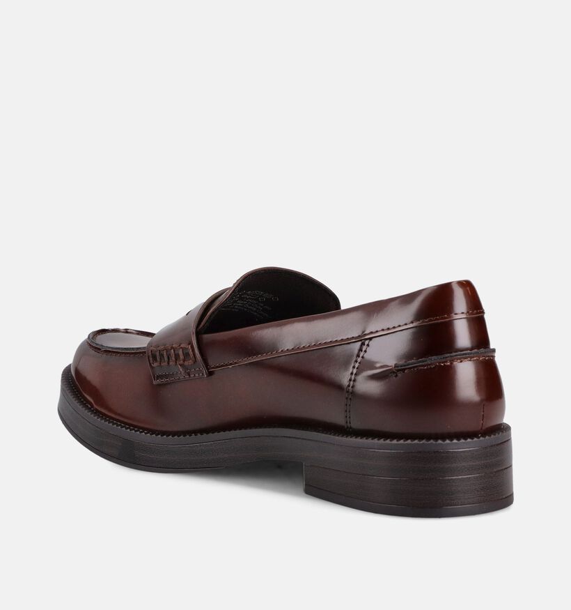 Tamaris Donkerbruine Loafers voor dames (375533)