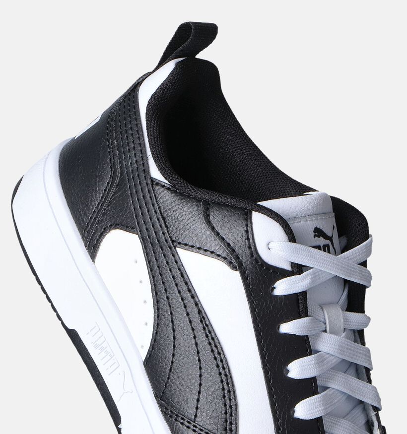 Puma Rebound v6 Lo Blauwe Sneakers voor meisjes, jongens (350376) - geschikt voor steunzolen