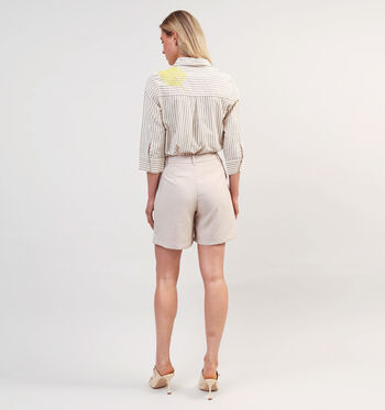 JDY Pantalons Beige/Vert