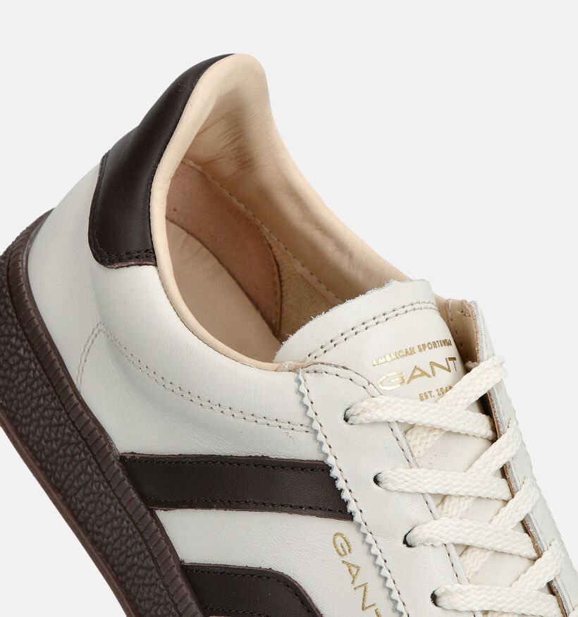 Gant Cuzima Baskets en Blanc/Marron pour femmes (360998) - pour semelles orthopédiques