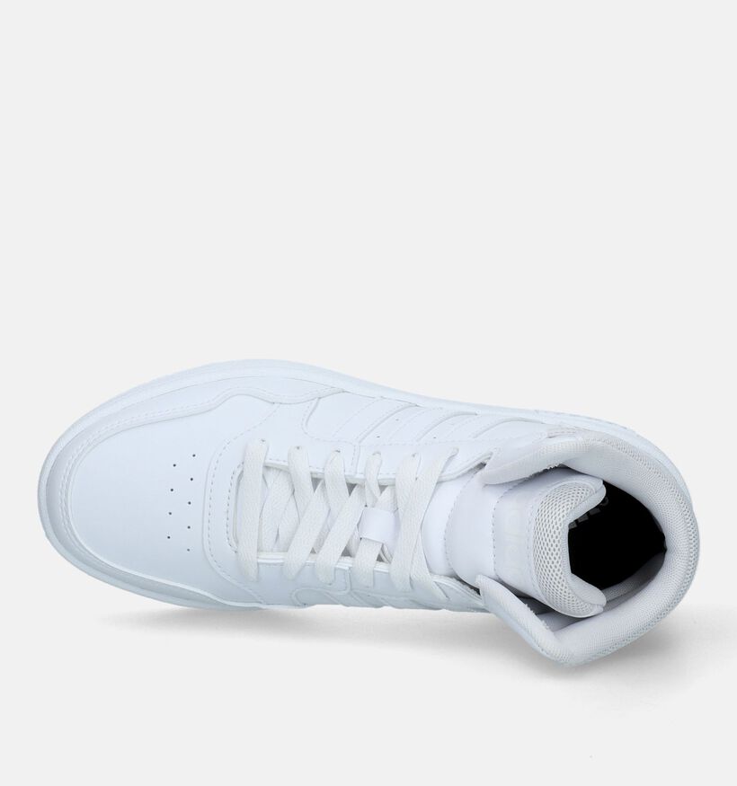 adidas Hoops 3.0 Mid Witte Sneakers voor dames (329412)