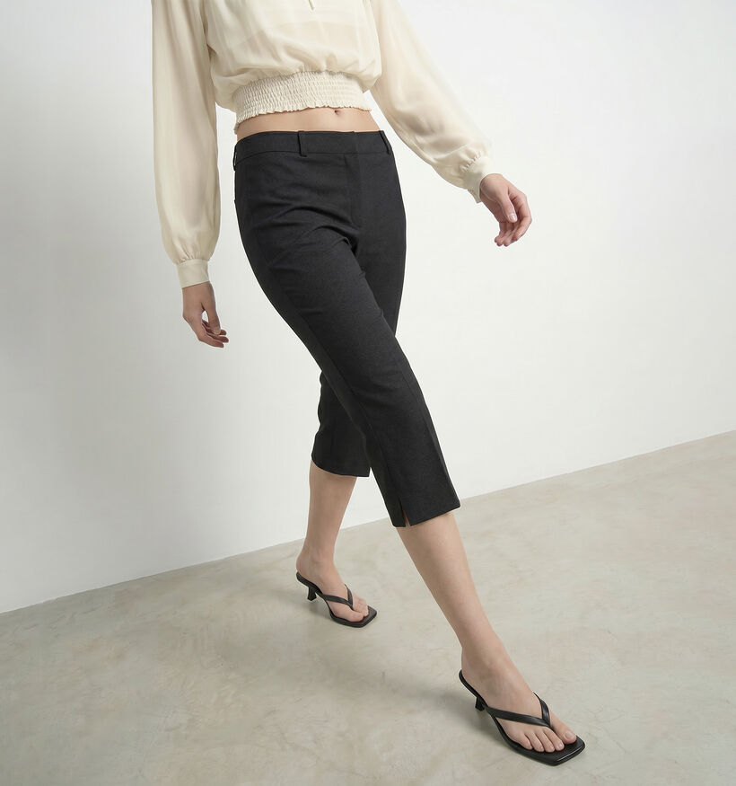 Hypedrop Doris Zwarte Capri Geklede Broek voor dames (386684)