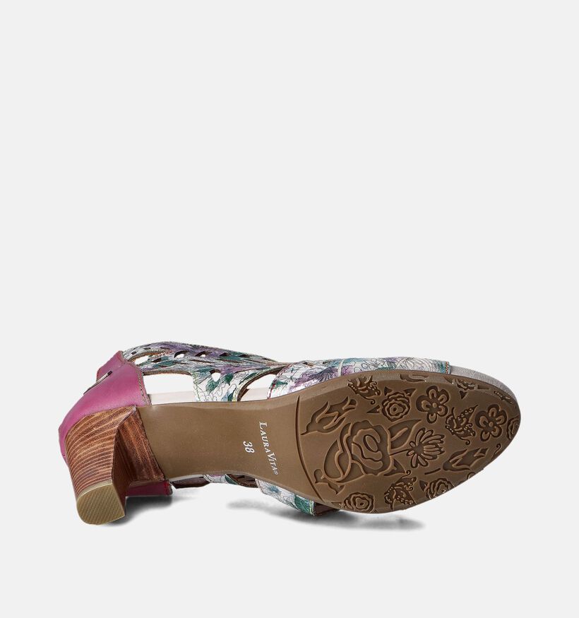 Laura Vita Albane Escarpins peeptoe en Rose pour femmes (356717)