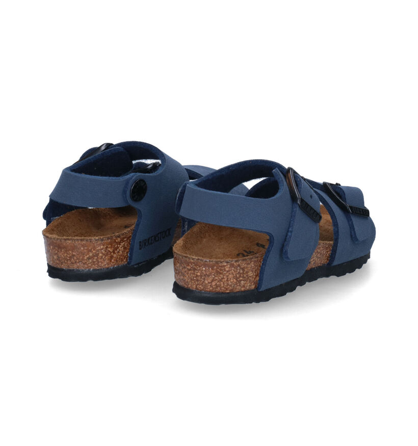Birkenstock New York  Sandales en Noir pour garçons (338096)