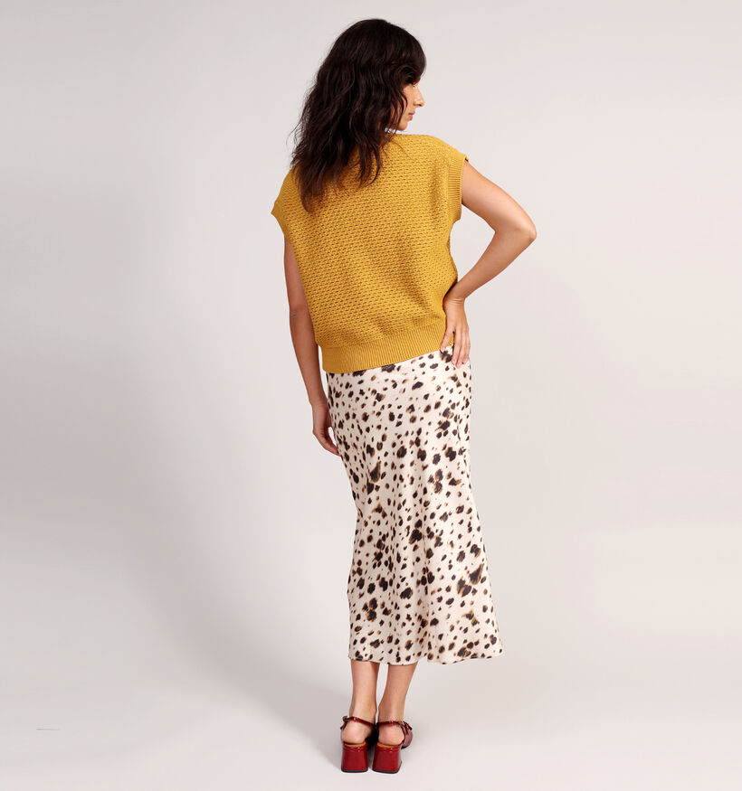 Mexx Fancy Spencer Pull en Jaune pour femmes (361064)