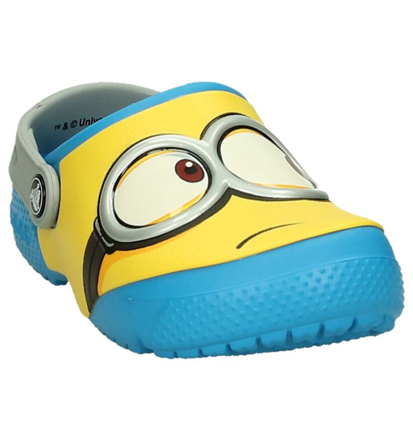 Crocs Funlab Despicable Me Geel/Blauwe Slippers Minions, , pdp