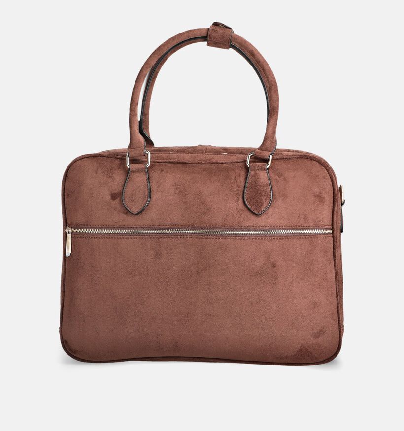 Olivia Lauren Lucas Sac ordinateur en Brun fonc&eacute; pour femmes (384019)