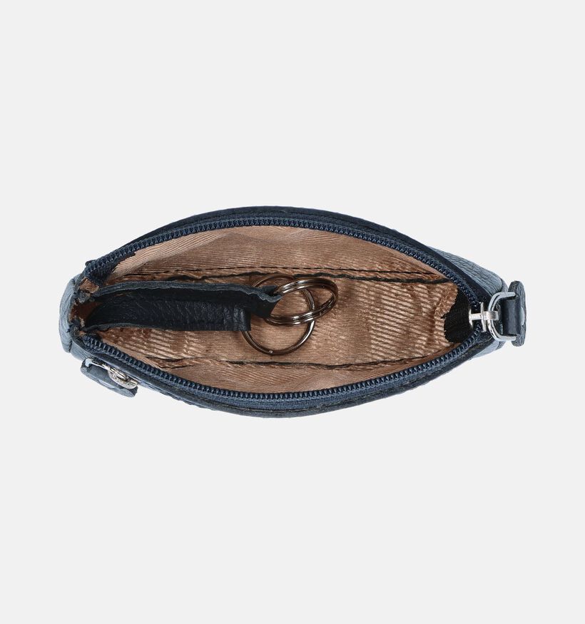 Crinkles Porte-monnaie en Bleu fonc&eacute; pour femmes, hommes (373825)