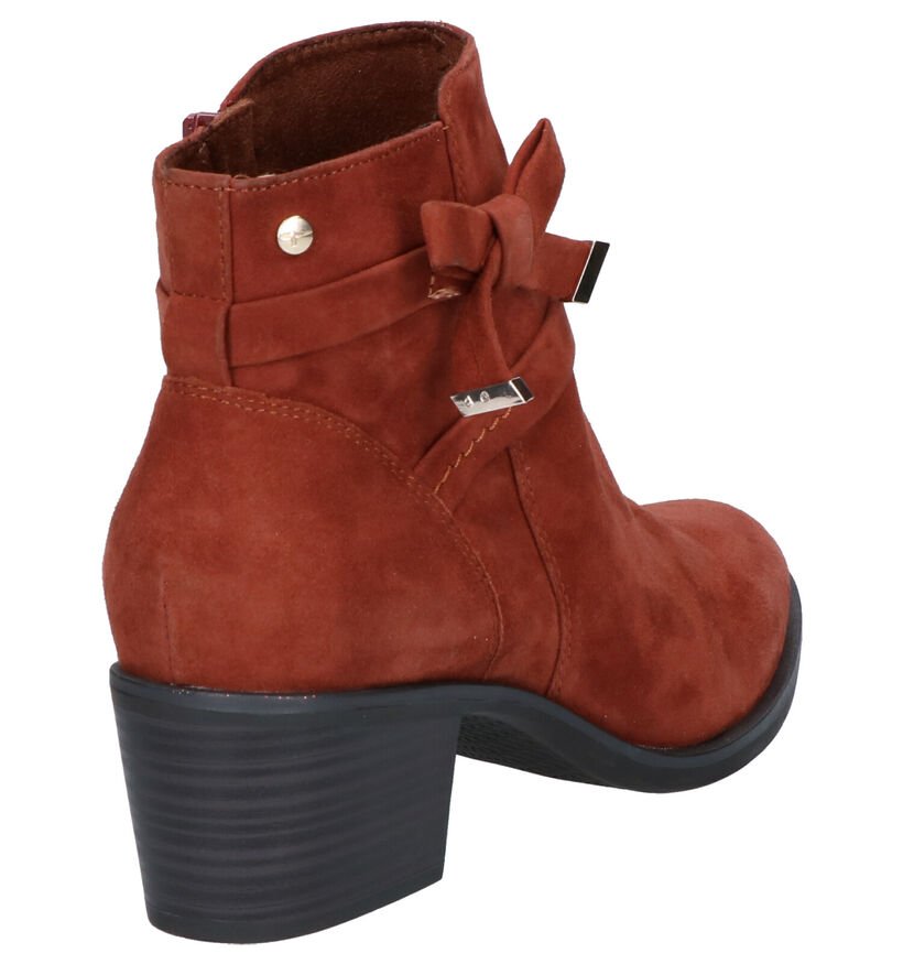 Tamaris TOUCH it Bruine Enkellaarzen in daim (257212)