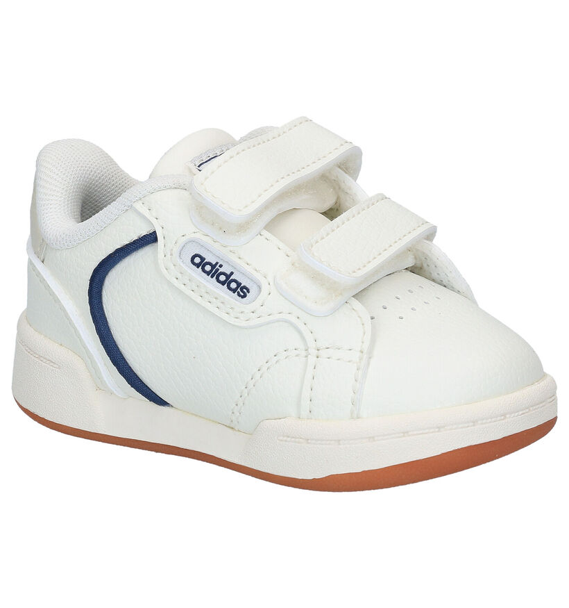 adidas Roguera I Witte Babysneakers in kunstleer (290780)