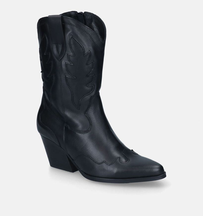 Poelman Bottes courtes en Noir pour femmes (325233)