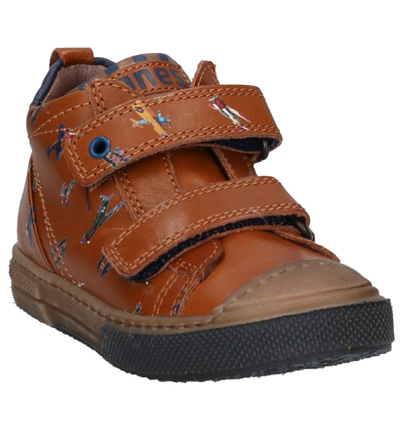 STONES and BONES Rocet Chaussures hautes en Cognac en cuir (255459)