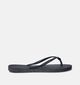 Havaianas Slim Crystal Zwarte Teenslippers voor dames (357647)