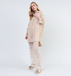 Vero Moda Natali Beige Tetra Hemdjurk voor dames (323879)