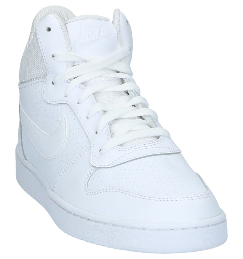 Witte Hoge Sneakers Nike Court Borough, , pdp