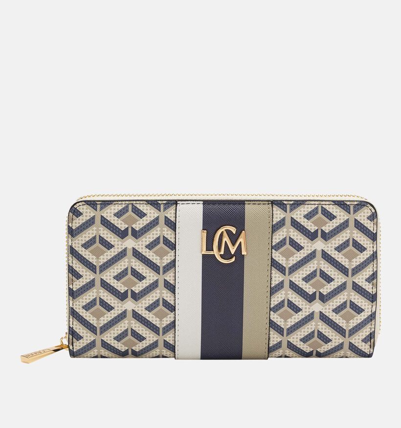 L.Credi Melina Porte-monnaie zippé en Beige pour femmes (341081)