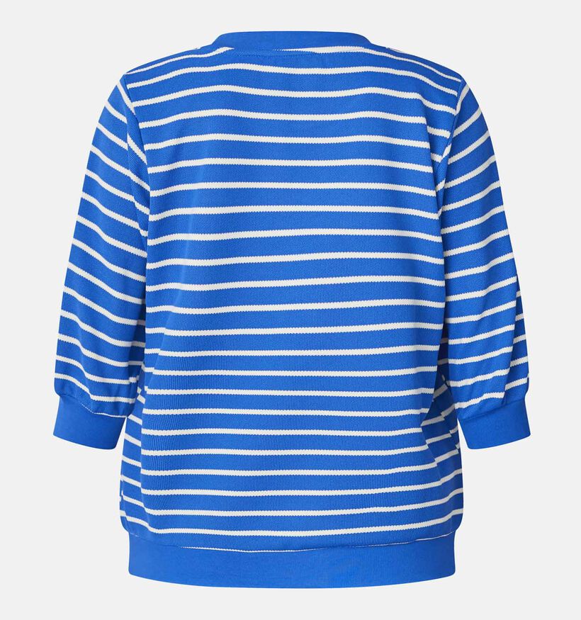 SISTERS POINT Eliso Pull rayé en Bleu pour femmes (363311)