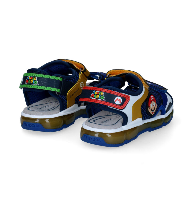 Geox Android Blauwe Sandalen met Lichtjes in kunststof (305022)