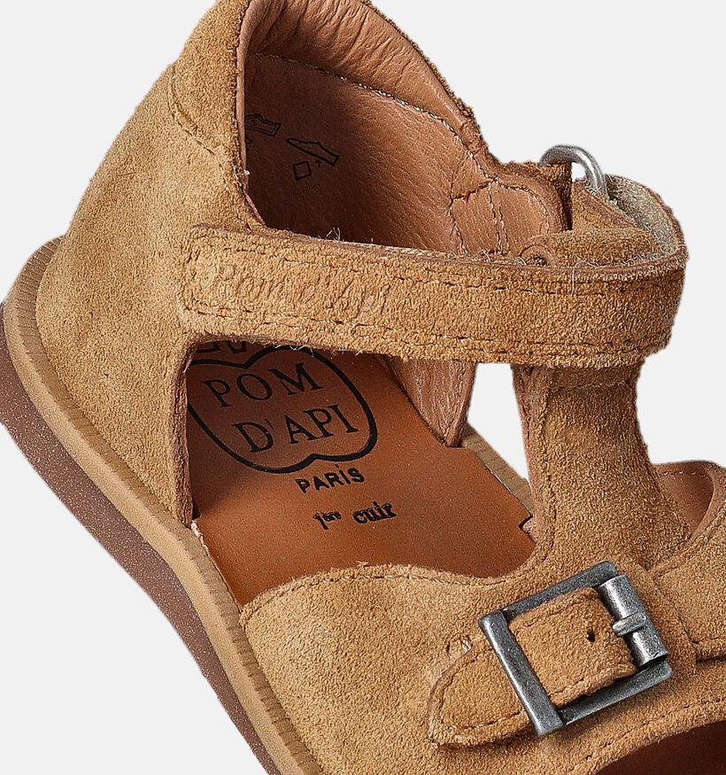 Pom d'Api Poppy Easy Bruine Sandalen voor jongens (354617)