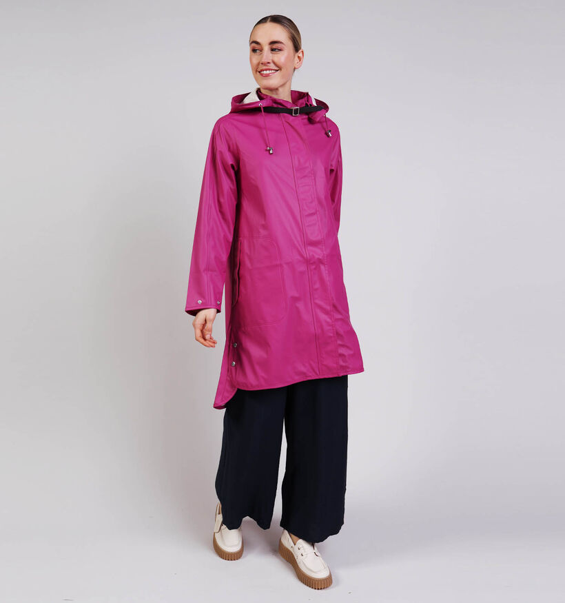 Ilse Jacobsen Paarse Lange Jas voor dames (373257)