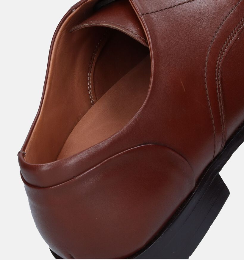 Ambiorix Basco Li Cognac Veterschoenen voor heren (327731) - geschikt voor steunzolen