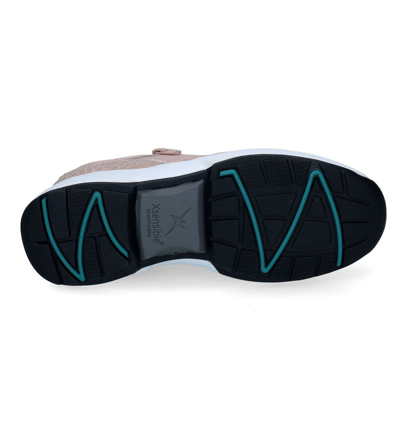 Xsensible Stretchwalker Lima Roze Veterschoenen in leer (308347)