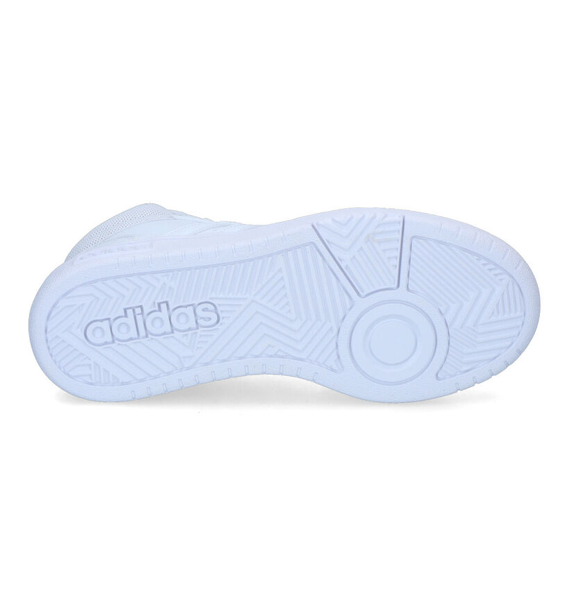 adidas Hoops 3.0 Mid Witte Sneakers voor dames (316908) - geschikt voor steunzolen