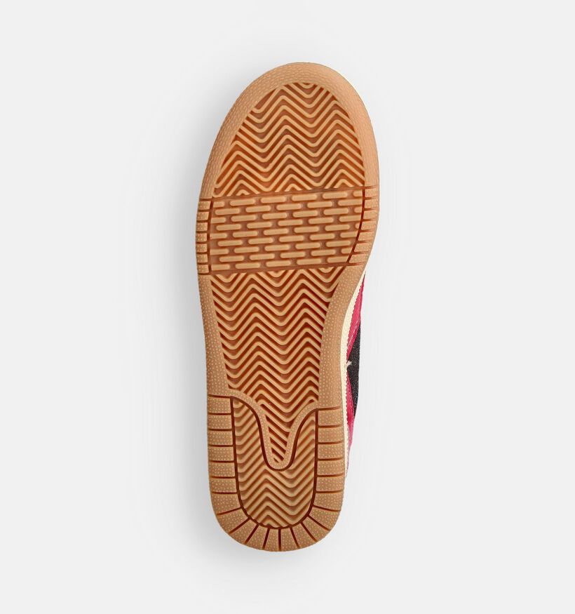 Boax Studio Ace Grijze/Roze Sneakers voor dames (360884) - geschikt voor steunzolen